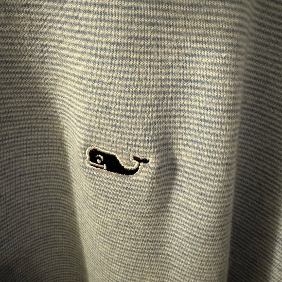 Vineyard Vines Men's Sky Blue Zip-Up Sweater - Picture 3 of 4